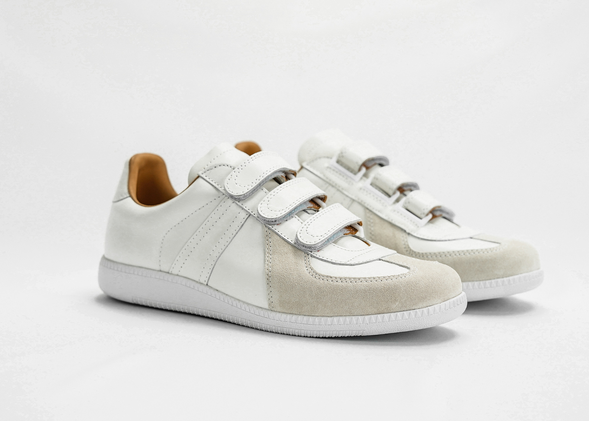 复古德训鞋小白鞋男鞋女鞋德军训练鞋真皮运动休闲板鞋 顶配1700l