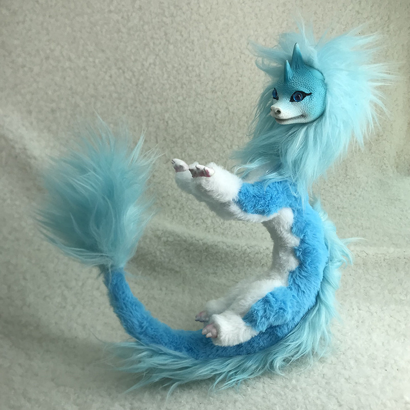 跨境独立站毛绒动物玩偶寻龙传说神龙苏希公仔圣诞姐复活节礼物