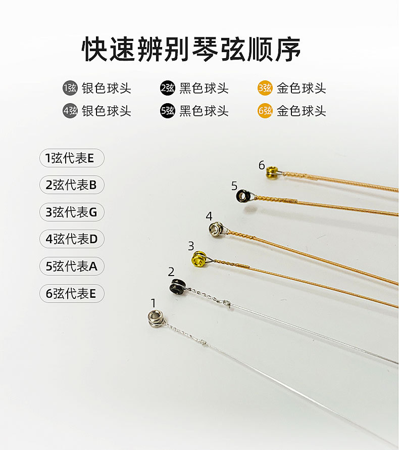 达达里奥新品xs覆膜吉他琴弦磷铜民谣木吉他弦一套6根exp16升级款