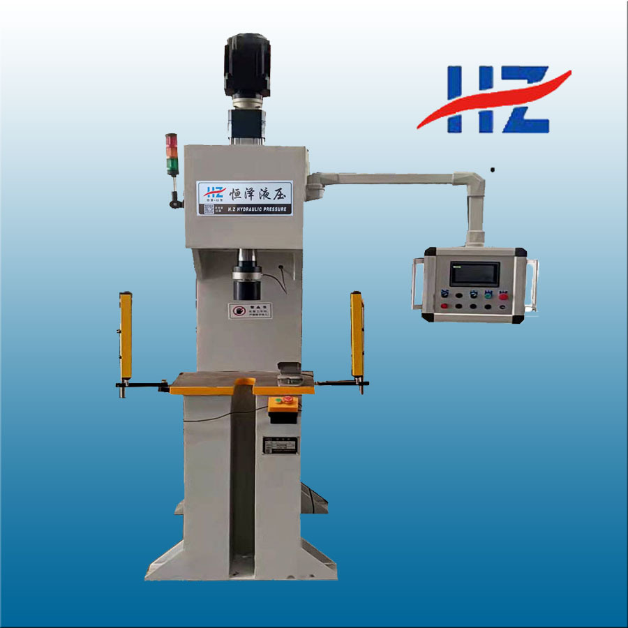 c型单臂伺服电缸压力机5吨伺服精密快速电动压力机