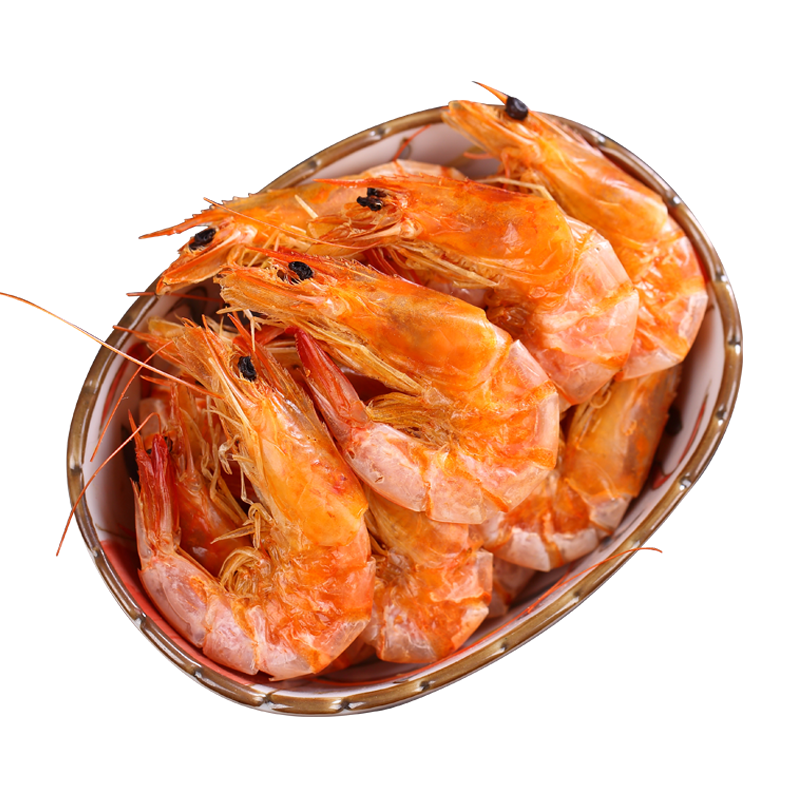 新货烤虾干500g即食淡干特大号对虾盐田海水虾孕妇海鲜零食