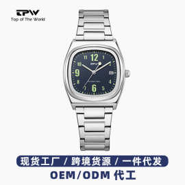 TPW新款简约时尚女式钢带夜光石英表 女生学生小巧防水手表批发