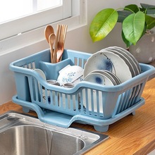 碗筷沥水收纳盒碗柜碗架厨房放碗碟置物架装碗盘篮箱洗碗水滤水