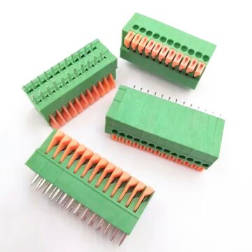 信号线直焊端子pcb接线端子kf141v254141r254mm间距弹簧式