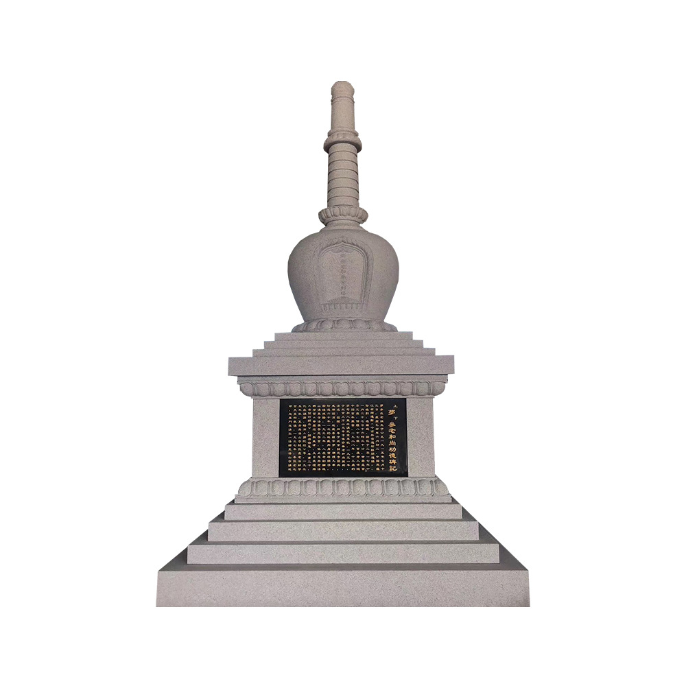 仿古代石雕佛塔 佛教出家人舍利塔 纳骨塔 多种款式可选 可定制