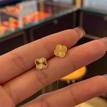 老庙黄金繁花似锦足金耳钉时尚百搭自用送礼物官方正品_阿里巴巴找货