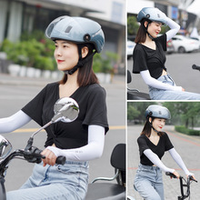 電動電瓶車摩托車頭盔3C認證男女士夏季四季通用半盔頭帽