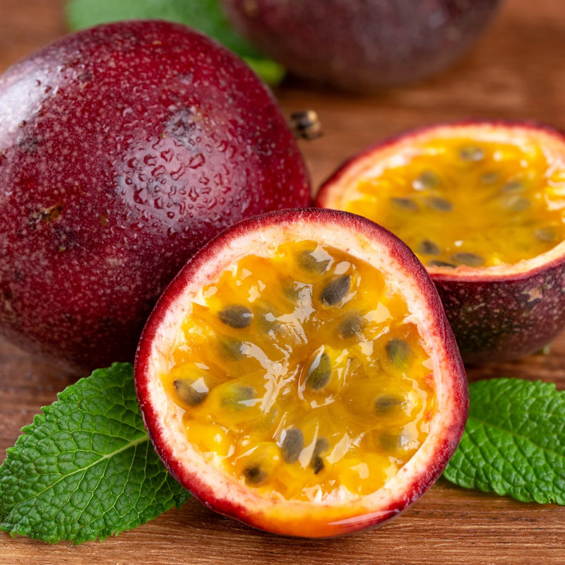 广西紫色百香果新鲜香甜多汁5斤紫皮西番莲大白香当季水果整箱批