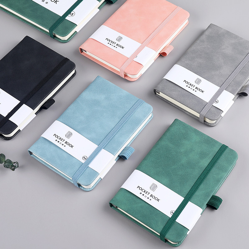 Factory in Stock A7 Clear Cute Pockets Notebook A6 Notepad Wholesale A5 Portable Journal Book B5 Business Notebook