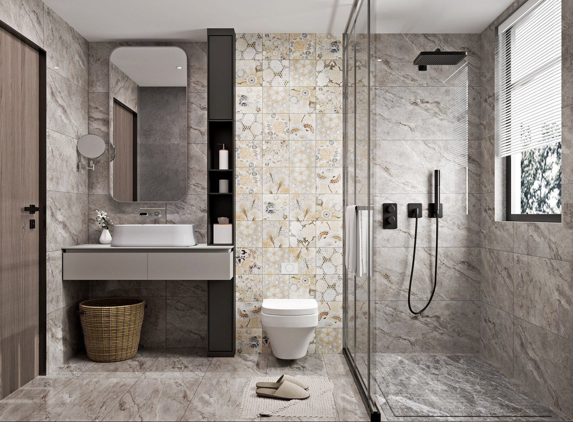 鹰牌陶瓷400*800全抛釉瓷砖 阳台厨房卫生间墙砖全瓷防滑中板磁砖