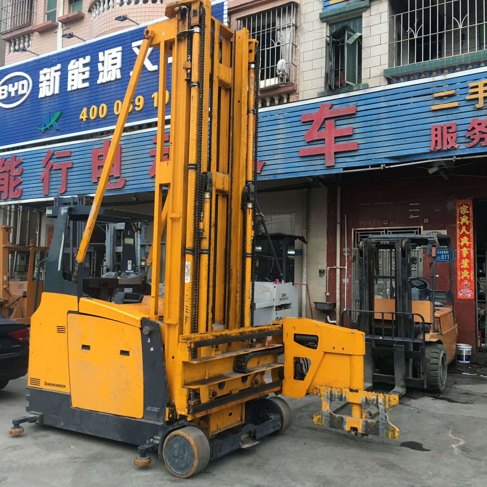 升高10米三向叉车 永恒力三向堆垛叉车 仓储高位三向叉车升高10米