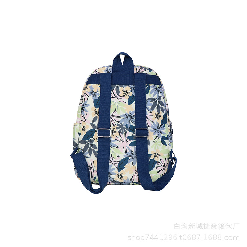 2024 New Backpack One Piece Dropshipping Pattern Cloth Three-Piece Schoolbag Simple Large Capacity Travel Backpack Fashion