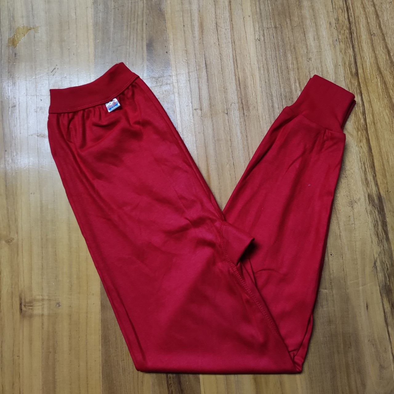 女士大红秋裤中国红本命年纯棉衬裤过年穿保暖裤中老年红线裤年货