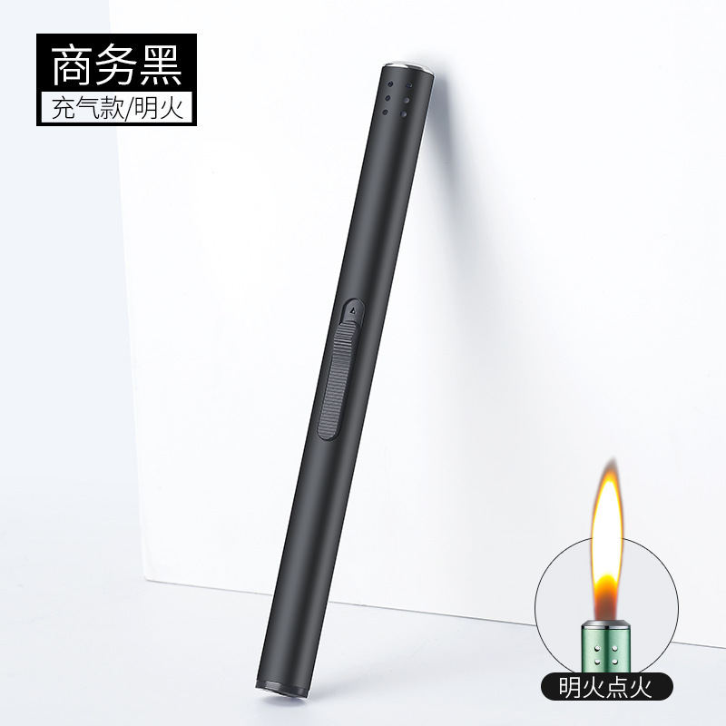 Kitchen Aromatherapy Candle Gas Stove Typec Charging Smart Pulse Charging Lighter Burning Torch Igniter