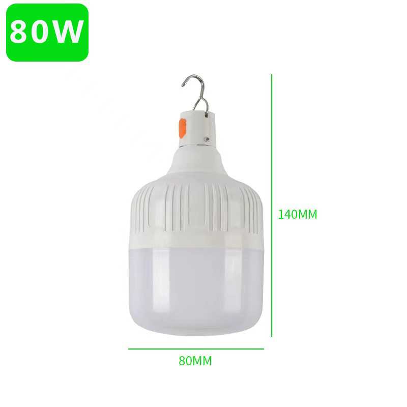 Night Market Stall Rechargeable Light LED Bulb Household Lighting Emergency Light Portable Mobile Super Bright Outdoor Stall Light