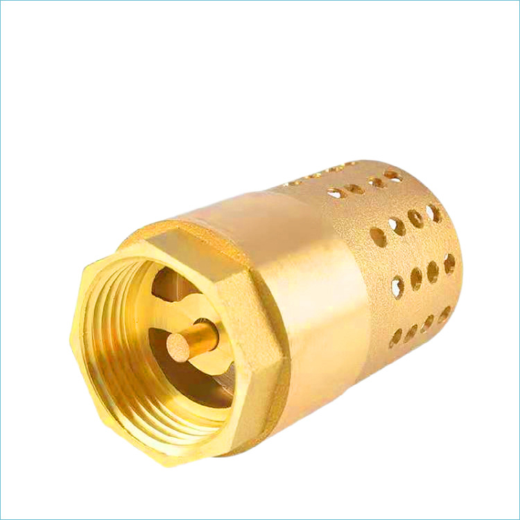 铜底阀水泵底阀吸水阀dn25单向家用立式止回阀防倒流底阀厂家直供