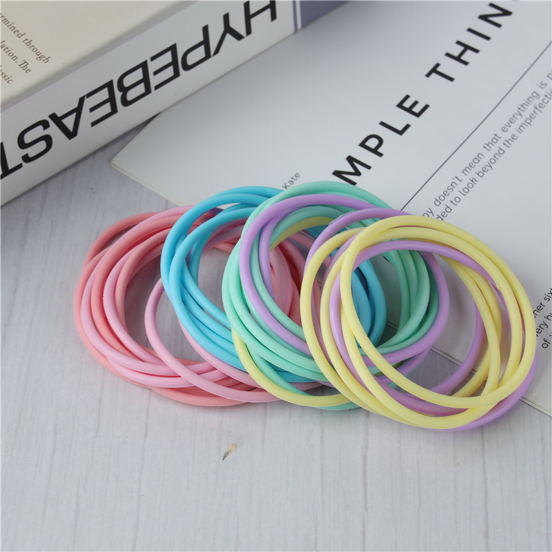 Korean Cute Girl Candy Color Plant Mosquito Repellent Silicone Bracelet Jelly Color Environmental Protection Luminous Elastic Soft Rubber Band