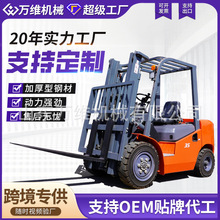 跨境厂家定制柴油叉车 四轮柴油叉车举高搬运设备 多功能柴油叉车