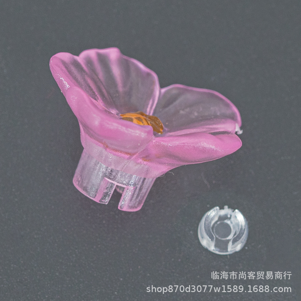 梅花朵铜线灯配件纯色灯串铜丝圣诞彩灯挂件桃花节日灯装饰挂仿真