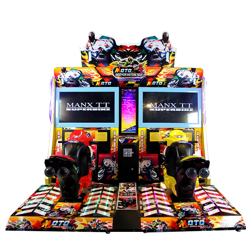 大型儿童双人3d模拟电玩城机器娱乐游戏机设备摩托车模拟机厂家