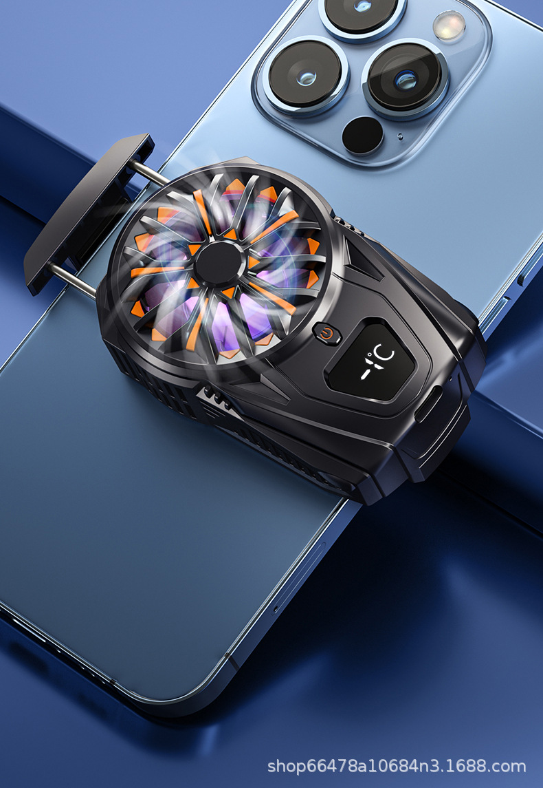 黑鲨手机散热器背夹2pro半导体充电款数显降温神器安卓通用