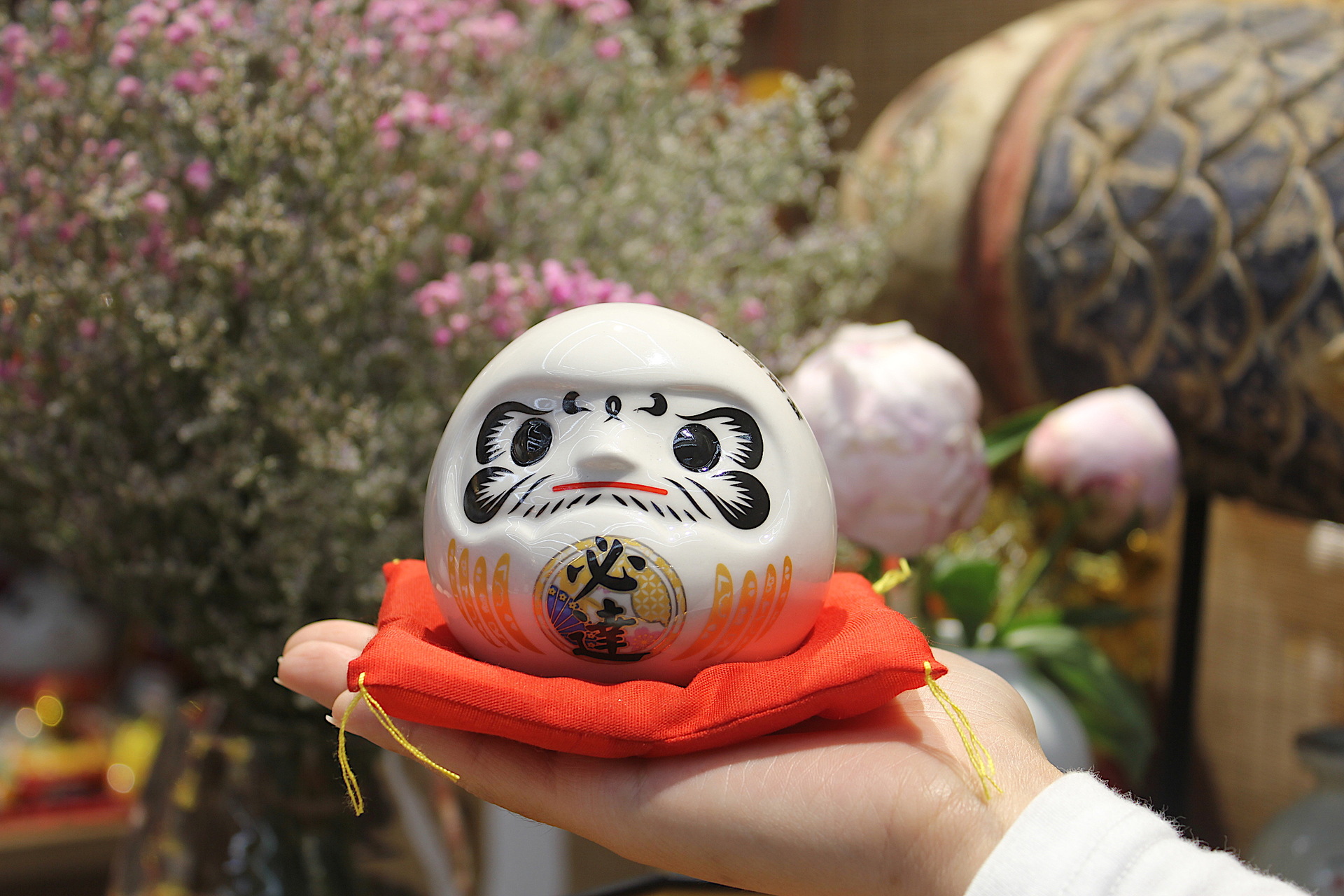 乐喵 陶瓷存钱罐工艺品摆件公司店铺料理店装饰达摩开运摆件混批