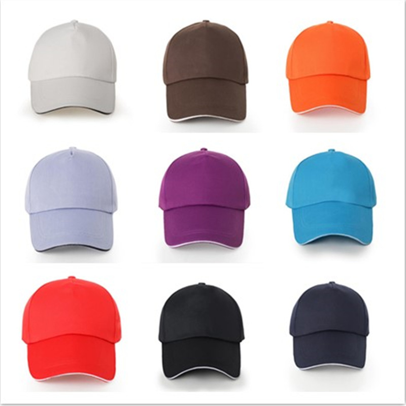 鸭舌帽子男女logo印字刺绣女diy情侣休闲遮阳工作宣传批发广告帽