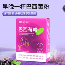 巴西莓粉固体饮料果蔬纤维膳食纤维粉速溶花青素粉厂家批发冲饮
