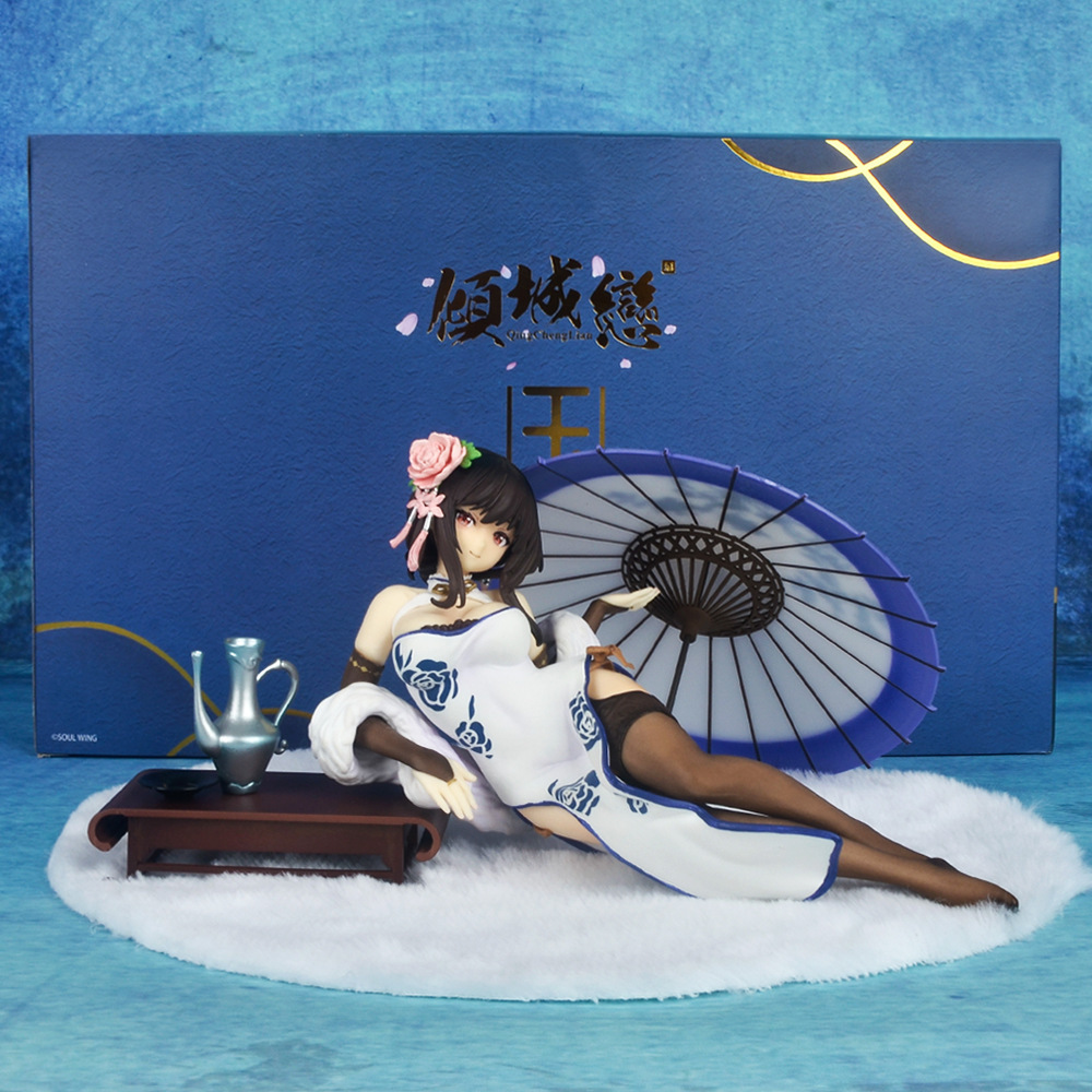 动漫批发 美少女 四大美女 杨玉环 倾城恋古风 1/7 躺姿 盒装手办