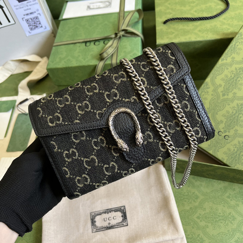 古驰gucci牛仔布denim丹宁系列酒神woc链条包单肩斜挎包女包-阿里巴巴