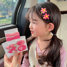 韓國可愛兒童小發夾頭飾女童寶寶愛心夾子發飾女孩側邊劉海夾卡子