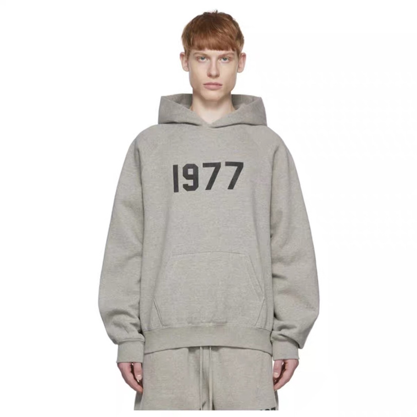 高端原厂essentials卫衣男士连帽潮牌宽松fog高街女士薄绒秋1977