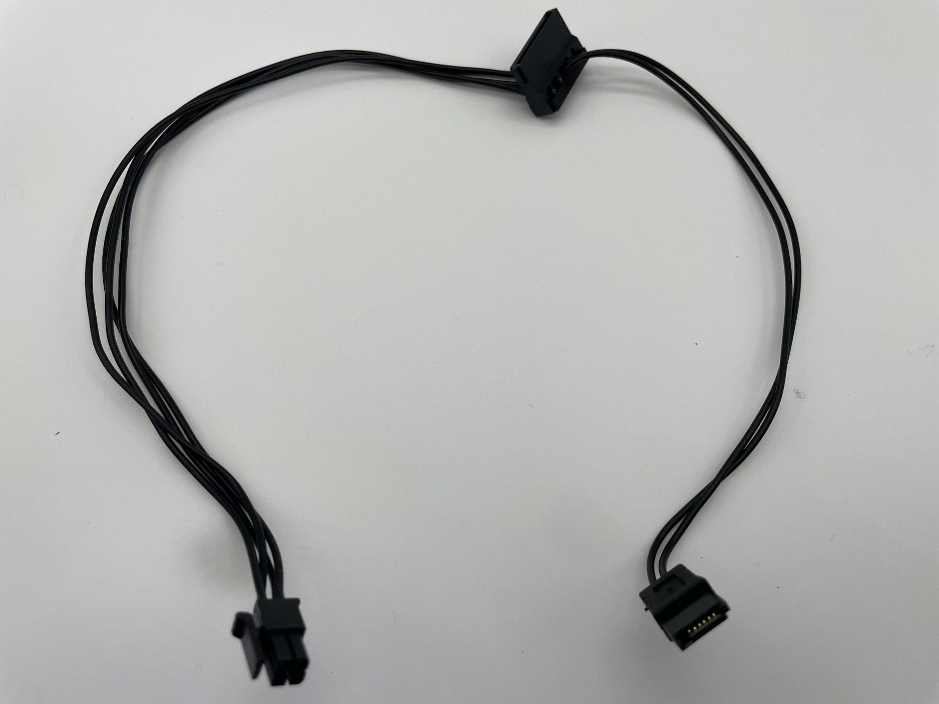 适用联想小4pin转sata电源线小4针转串口ssd硬盘光驱一拖二供电线