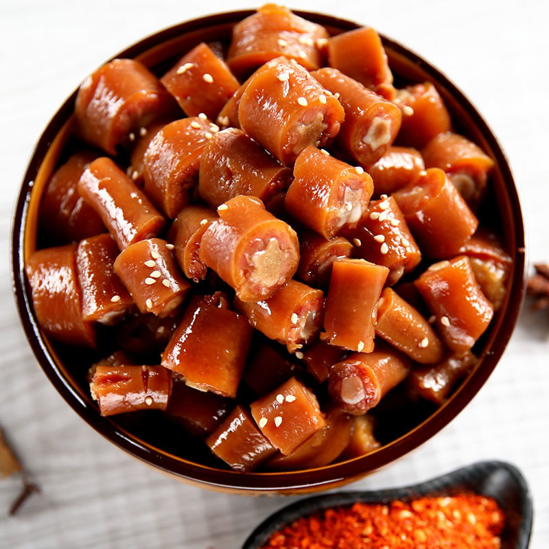 四川特产小吃香辣猪尾巴即食卤味熟食麻辣猪尾猪肉私房菜吃货零食