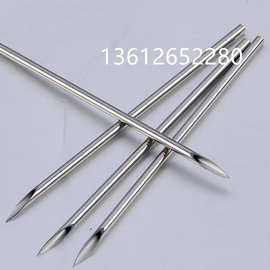 不锈钢针头针管医疗空心管加工穿刺套针侧孔针消尖缝合针三菱针头