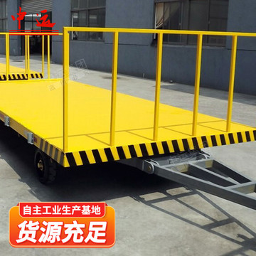 工矿重型牵引平板拖车效果 图片展示工矿重型牵引平板拖车