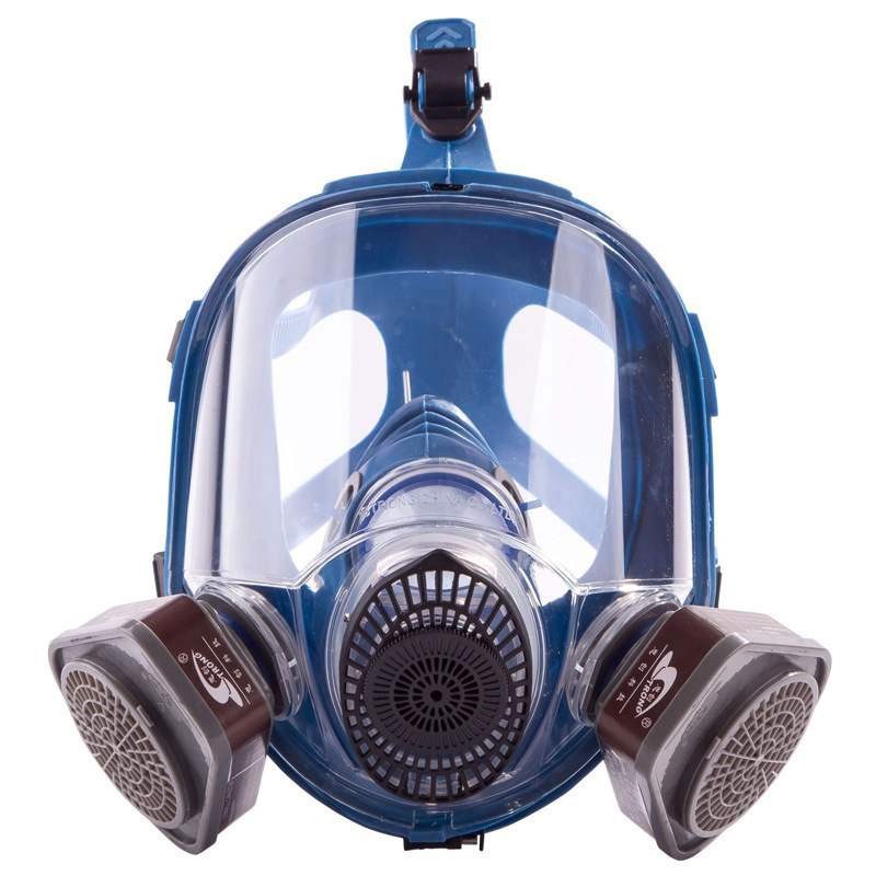 思创st-m80-1 硅胶大视野防毒面罩 自吸过滤式防毒面具-阿里巴巴