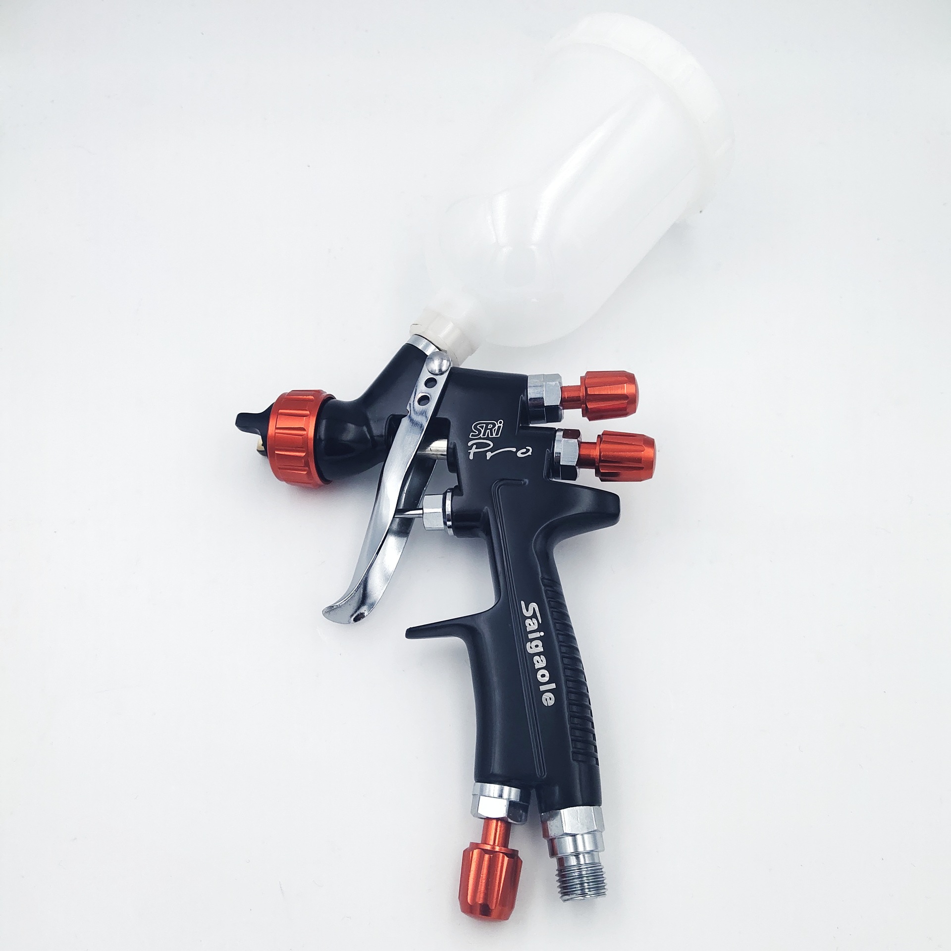 saigaole油漆喷枪1.0 1.2mm高雾化迷你家具皮革修补精品喷漆枪sri