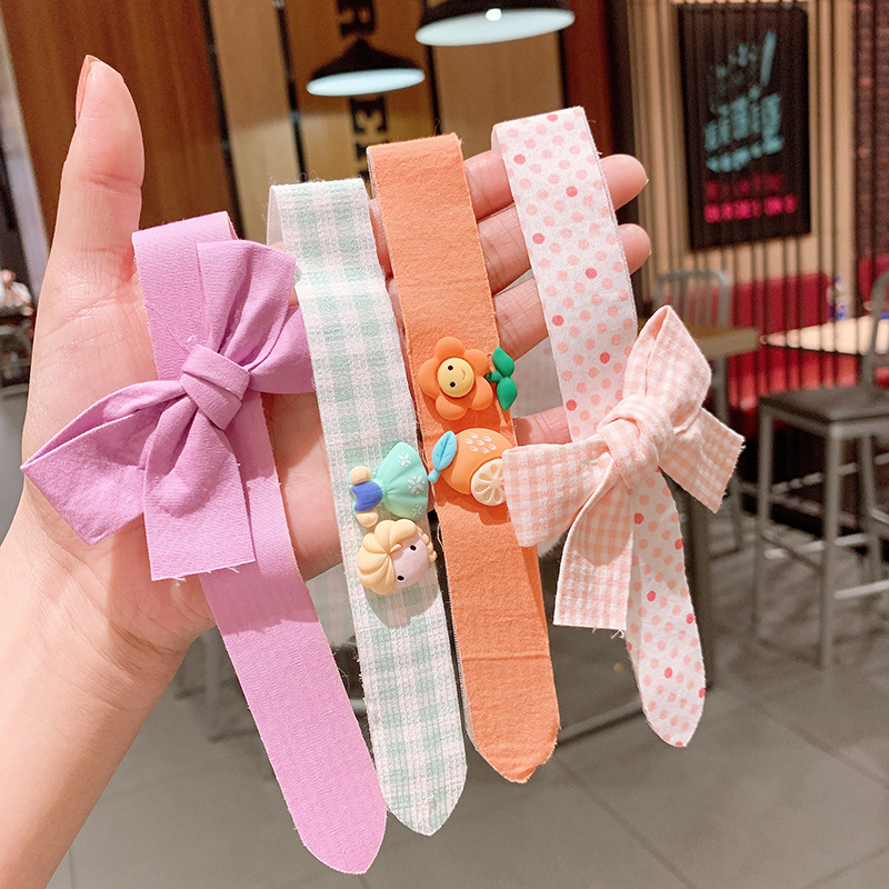 发帖魔术贴发箍儿童发带夏季刘海贴头饰碎发神器发夹发卡女童发饰