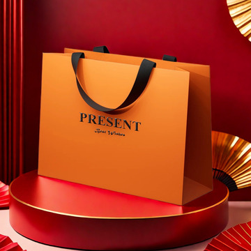 啶做纸袋牛皮纸手提袋礼品袋服装店礼品女装店a3纸塑日系饮品防水