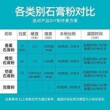 翻模香薰石膏粉材料美术石膏娃娃高强速干克隆模型粉好用