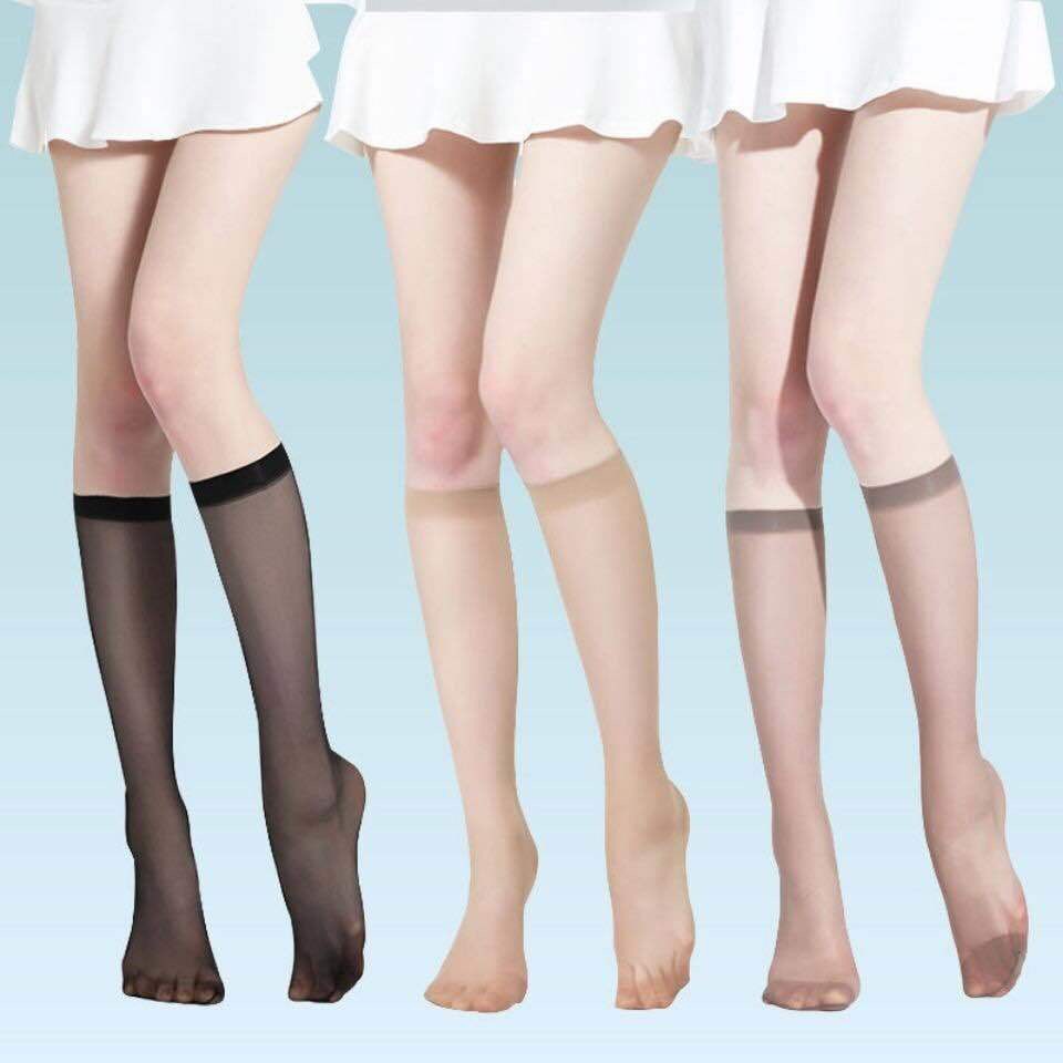 Women's Long Stockings Long Silk Stockings Summer Thigh High Socks Ultra-Thin Half Invisible Calf Mid-Calf Women's Socks Factory Wholesale