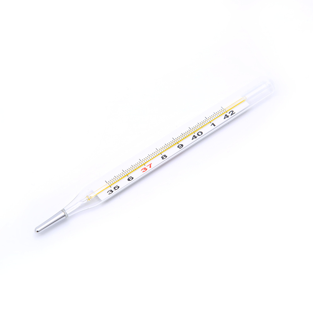 水银温度计 玻璃温度计 中号体温计 clinic thermometer-阿里巴巴