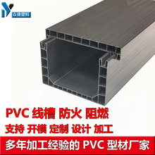 PVC线槽pvc异型材方形加厚pvc明装线盒布线槽机柜配电箱网线走线