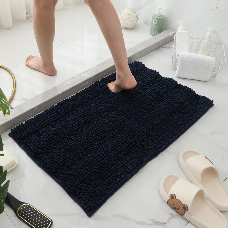 Factory Direct Sales Amazon Hot Floor Mat Thickness Wool Non-Slip Mat Bathroom Mat Toilet Absorbent Mat Hot Melt Adhesive