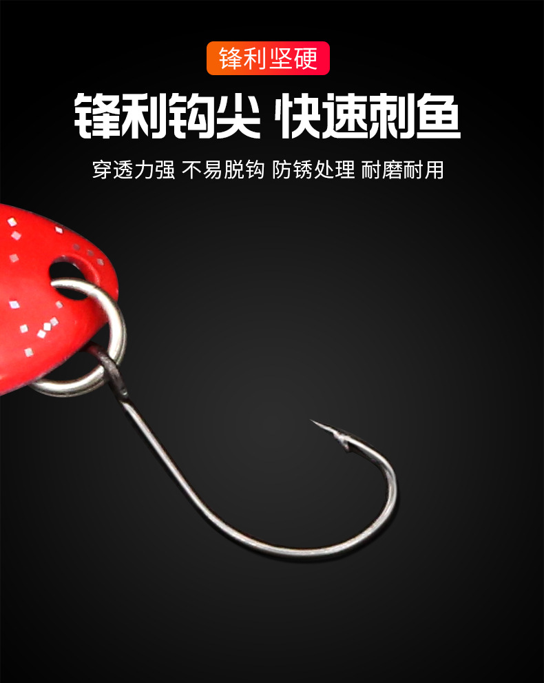 速卖通跨境全泳层马口亮片套装路亚饵淡水鲈鱼翘嘴白条罗非鳟鱼饵