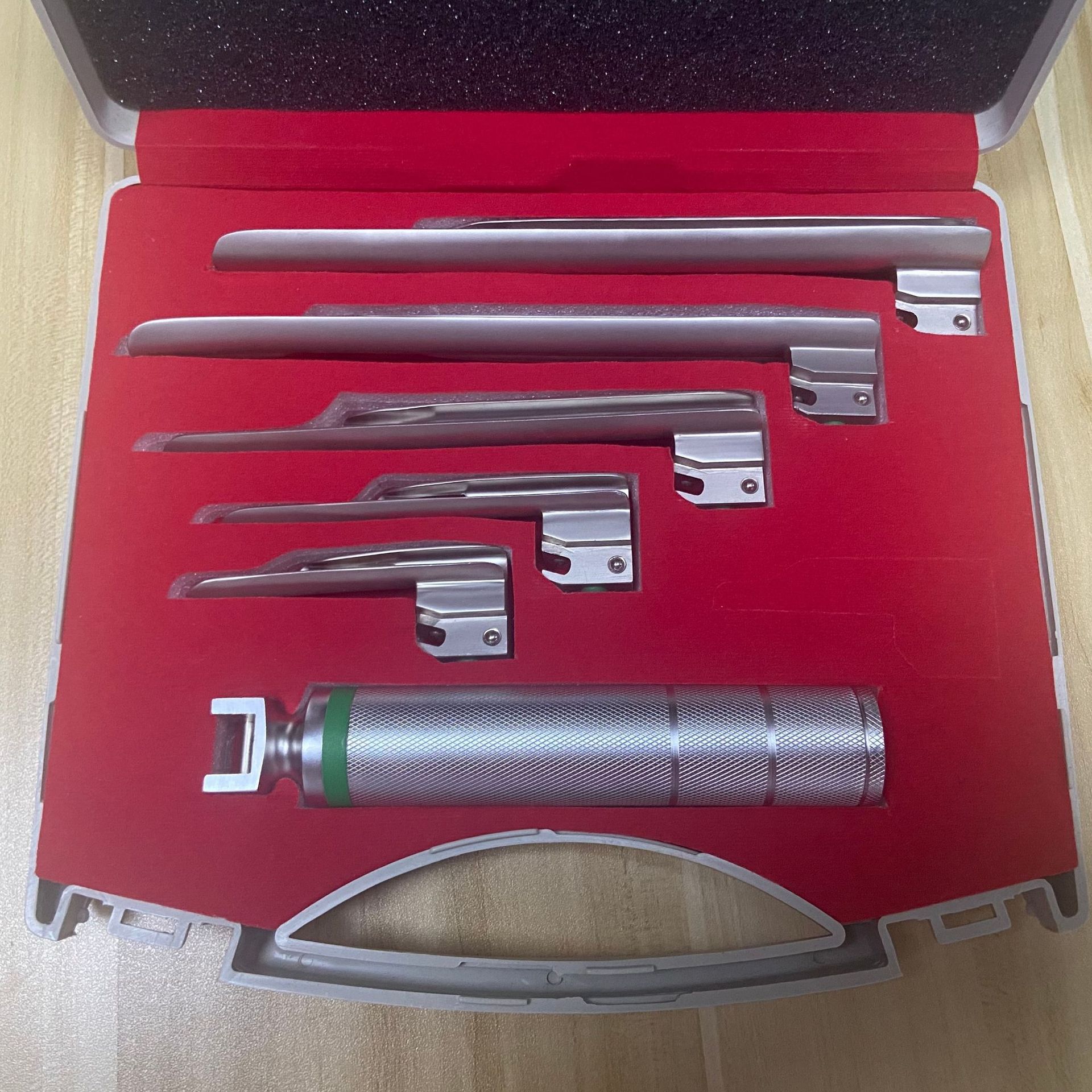 兽用光纤喉镜可选3片5片喉镜不锈钢动物麻醉咽喉镜宠物专用喉镜