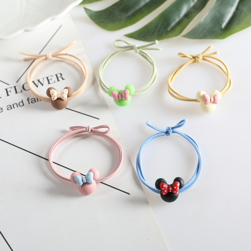 网红发绳ins蝴蝶结发圈扎头发橡皮筋头绳2元店发饰