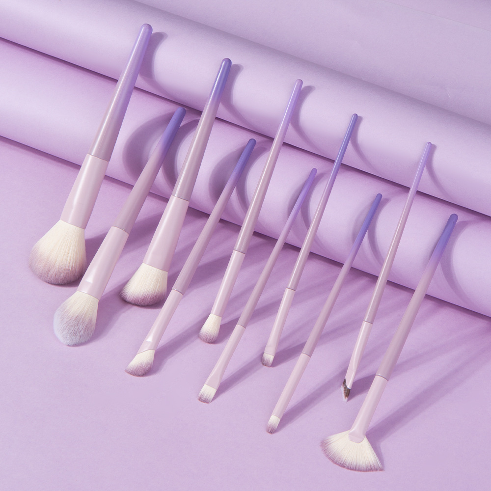 化妆刷10支套装散粉 腮红刷 软毛眼 鼻影 眉 唇刷 初学者美妆工具