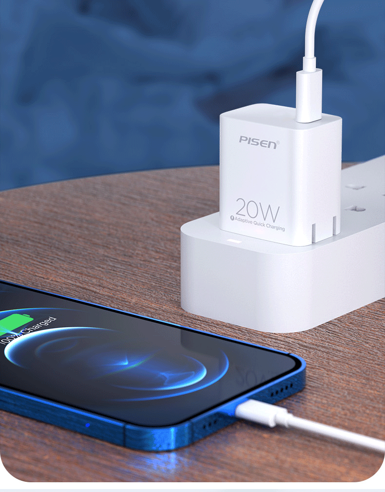 品胜iphone12充电器头折叠pd快充20w正品适用苹果12pro手机数据线
